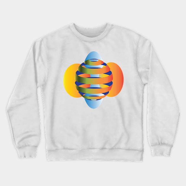 Lungs Abstract Crewneck Sweatshirt by Raksa